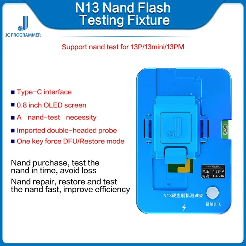 Appareil de test de restauration Nand JC N13 pour iPhone 13 Pro MAX MINI