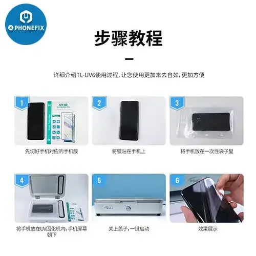 Film souple incurvé UV X9H pour écran de téléphone