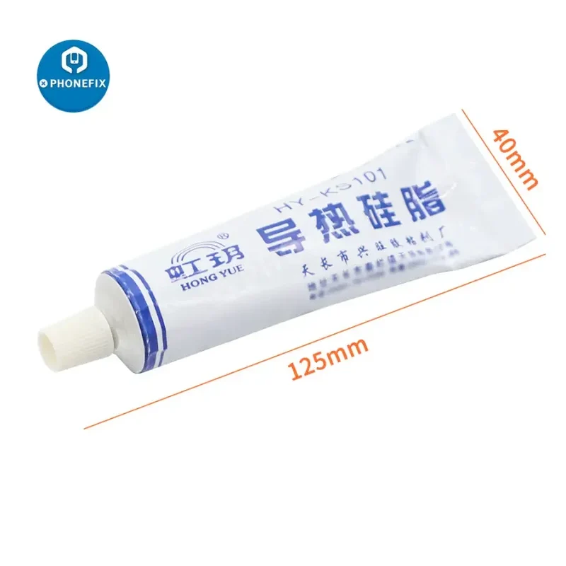 Pâte de graisse silicone thermique, dissipateur thermique, colle conductrice, refroidisseur