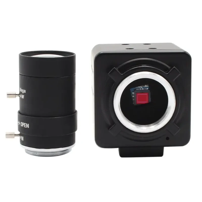 Webcam USB 4K Sony, objectif 2.8-12 mm, caméras de vision industrielle
