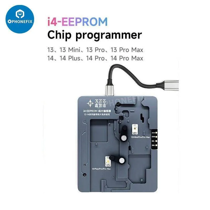 Programmateur de lecture et d'écriture de puce EEPROM XZZ pour iPhone X-16 Pro Max