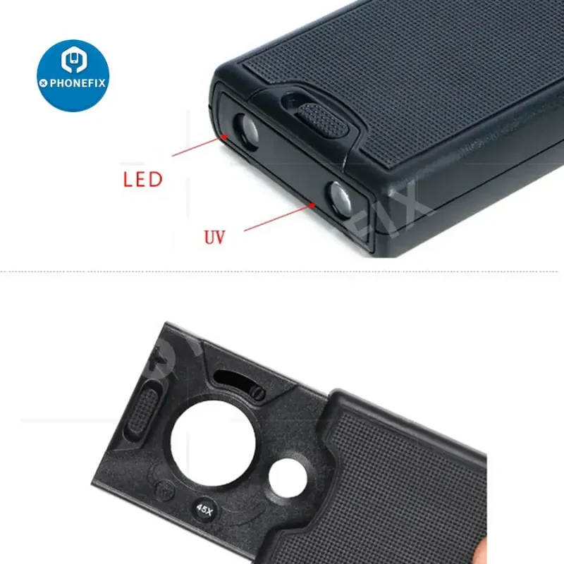 Loupe à main multifonctionnelle portable 30X-60X pour bijoux