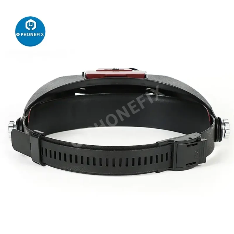 Loupe à LED 10X, style casque, pour réparation de téléphone
