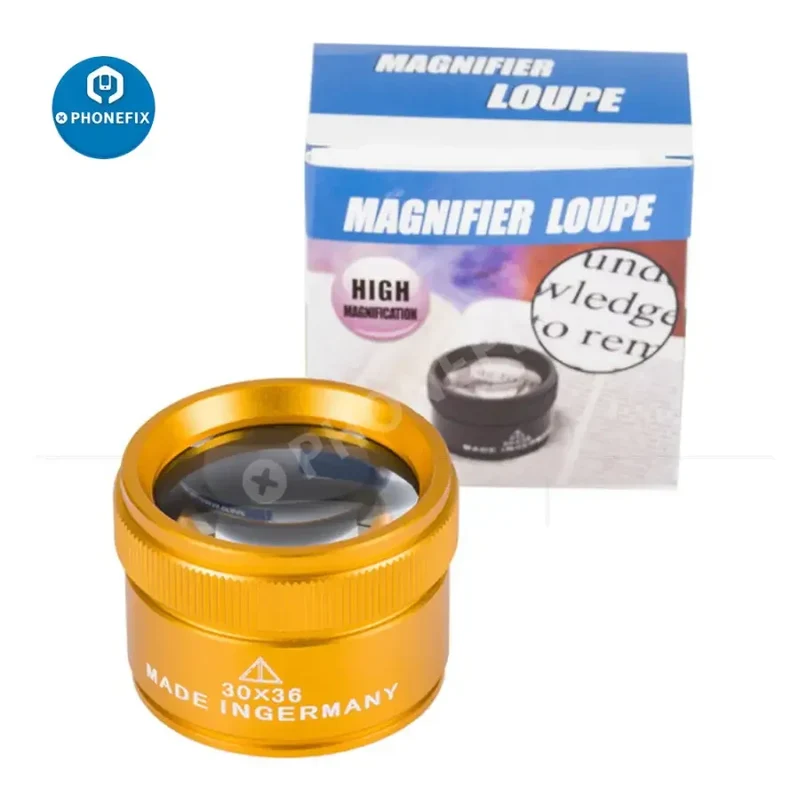 Loupe portable 30X pour la réparation de téléphones et l'identification de bijoux