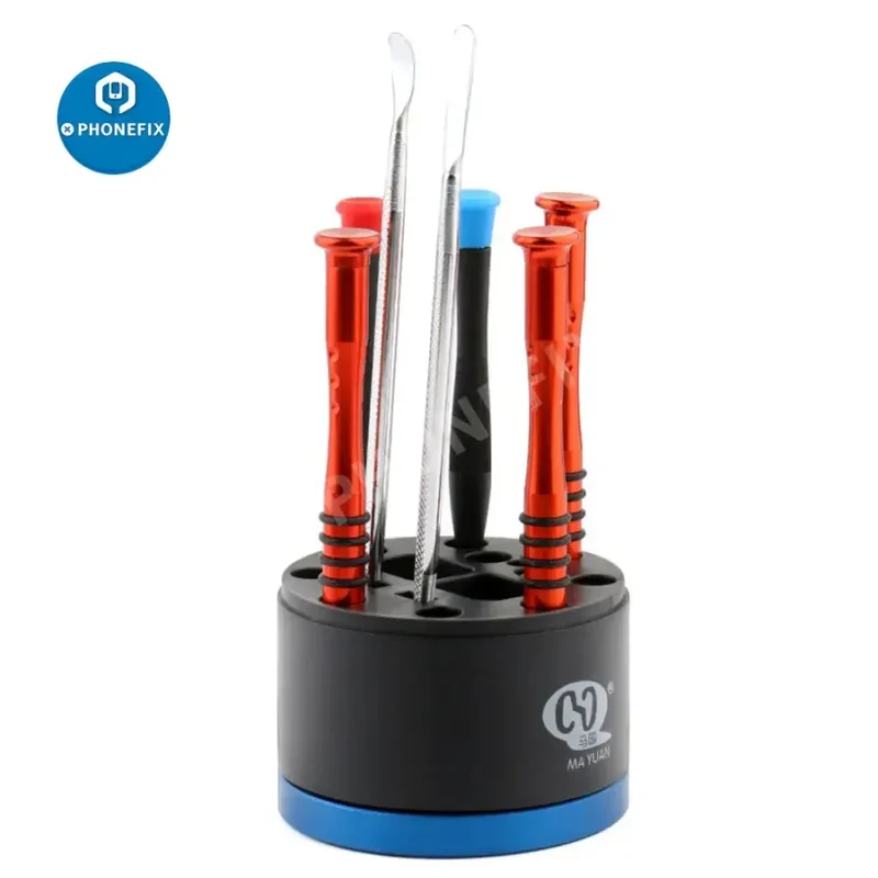 Boîte de rangement magnétique rotative à 360° pour outils de réparation de téléphone