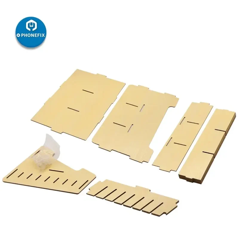 Organiseur en bois - Boîte de rangement pour téléphone de bureau et de classe à 24 compartiments