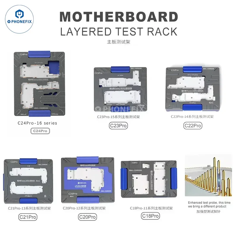 Dispositif de test de carte mère MJ C18 C20 C23 C24 pour iPhone X-16 Pro Max