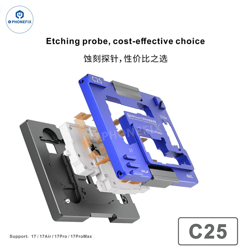 Dispositif de test de carte mère MJ C18 C20 C23 C24 pour iPhone X-16 Pro Max