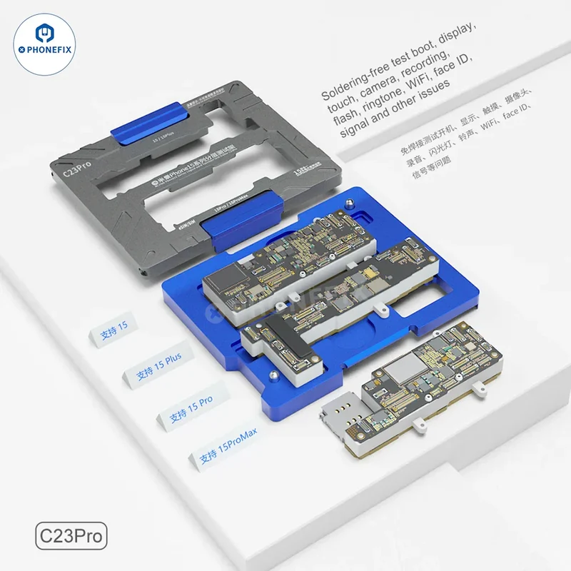 Dispositif de test de carte mère MJ C18 C20 C23 C24 pour iPhone X-16 Pro Max