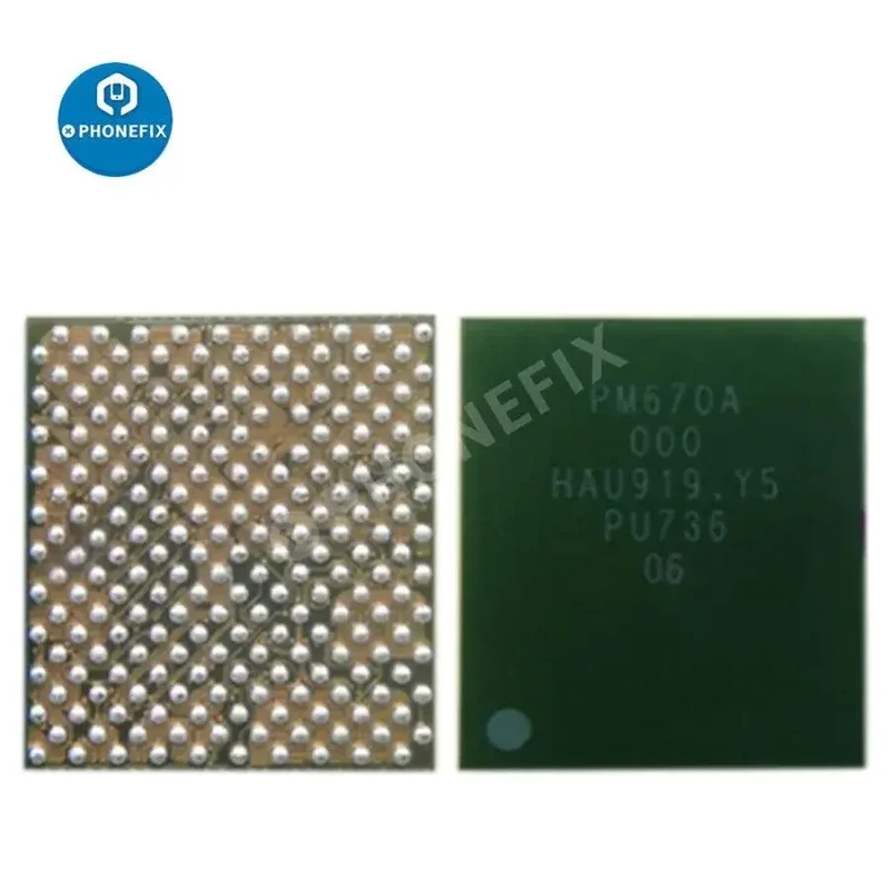 Puce d'alimentation IC PM670/670A/670L de remplacement pour réparation de téléphone Xiaomi