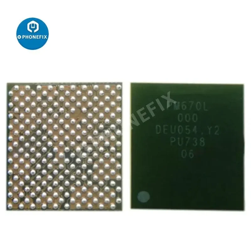 Puce d'alimentation IC PM670/670A/670L de remplacement pour réparation de téléphone Xiaomi