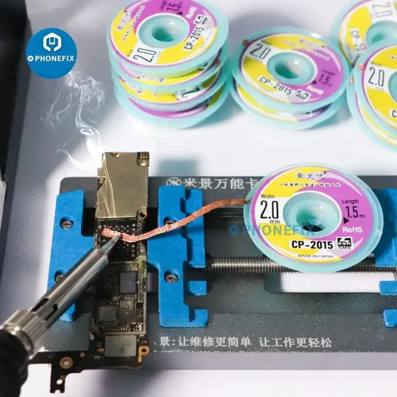 Mèche à dessouder AIXUN sans résidus, résistante, pour le nettoyage des circuits imprimés. Fil d'étain.