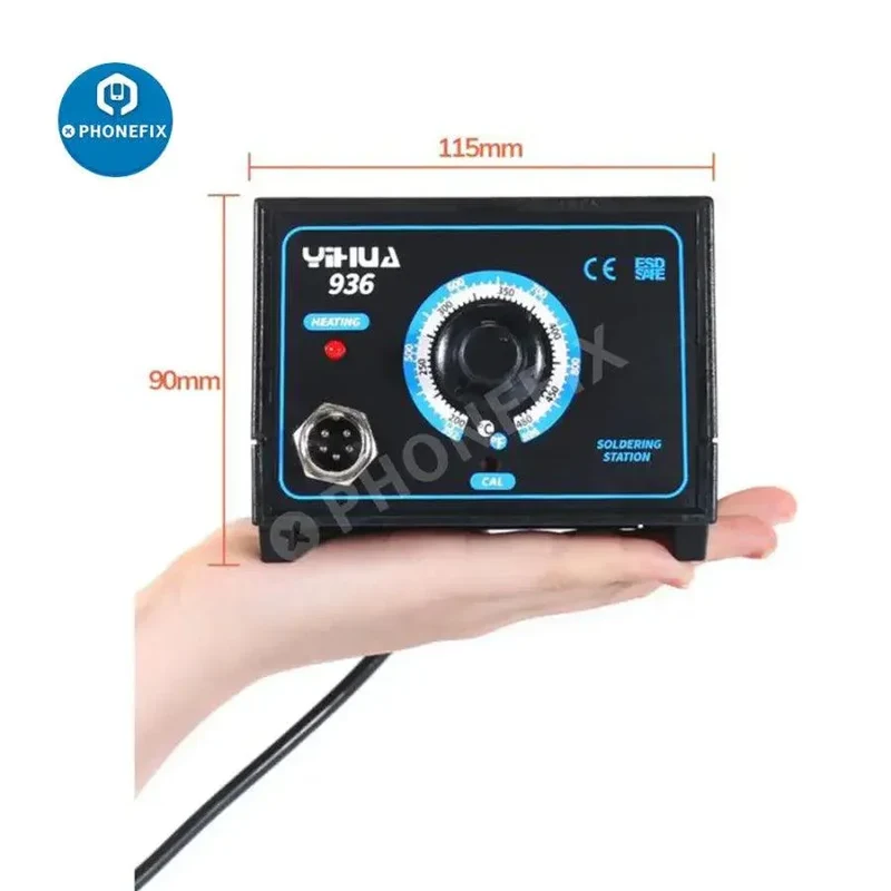 Station de soudage réglable YIHUA 936/937/939D avec kit d'outils de réparation