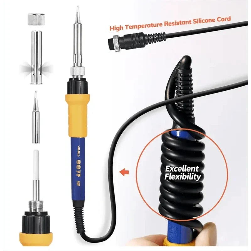 Station de soudage réglable YIHUA 936/937/939D avec kit d'outils de réparation