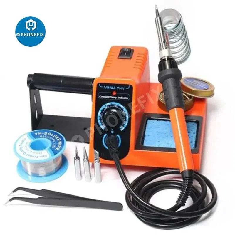 Fer à souder électrique YIHUA 926LED-III 130 W avec 2 poignées et kit d'outils de réparation