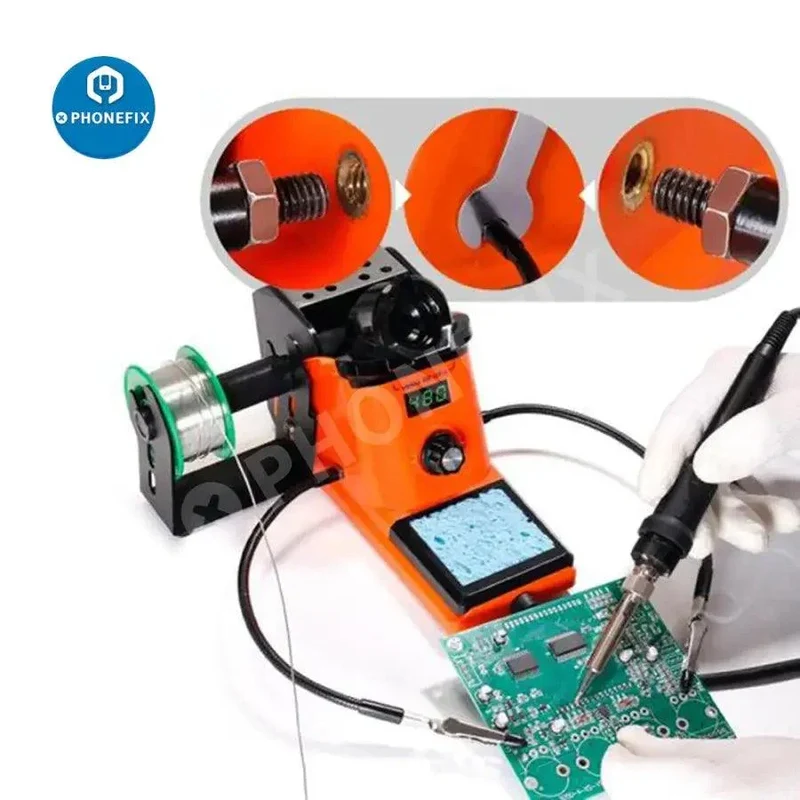 Fer à souder électrique YIHUA 926LED-III 130 W avec 2 poignées et kit d'outils de réparation