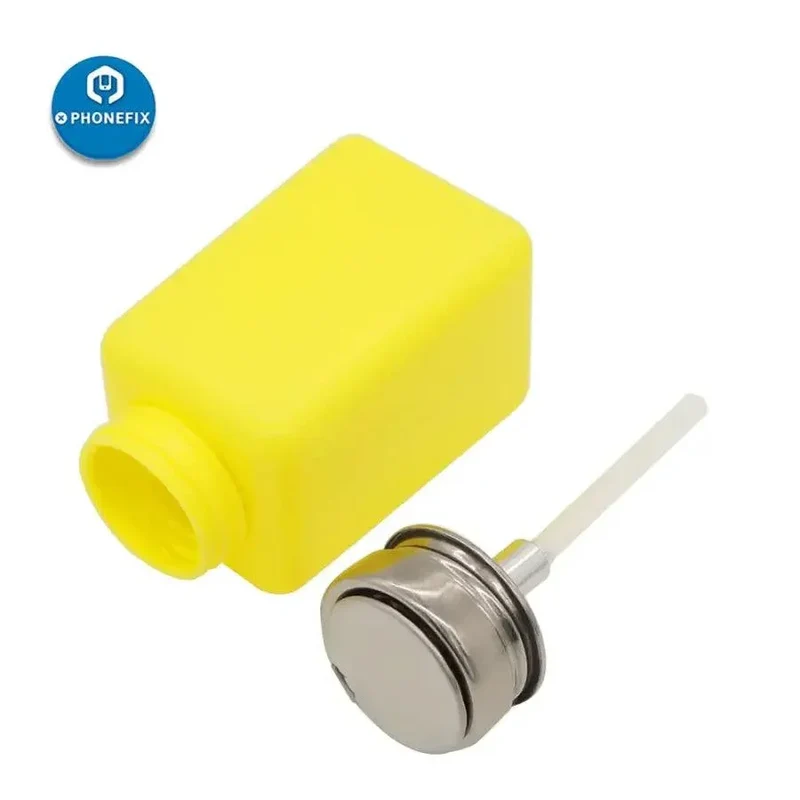 Bouteille d'alcool liquide de 180 ml, récipient en plastique pour réparation de téléphone