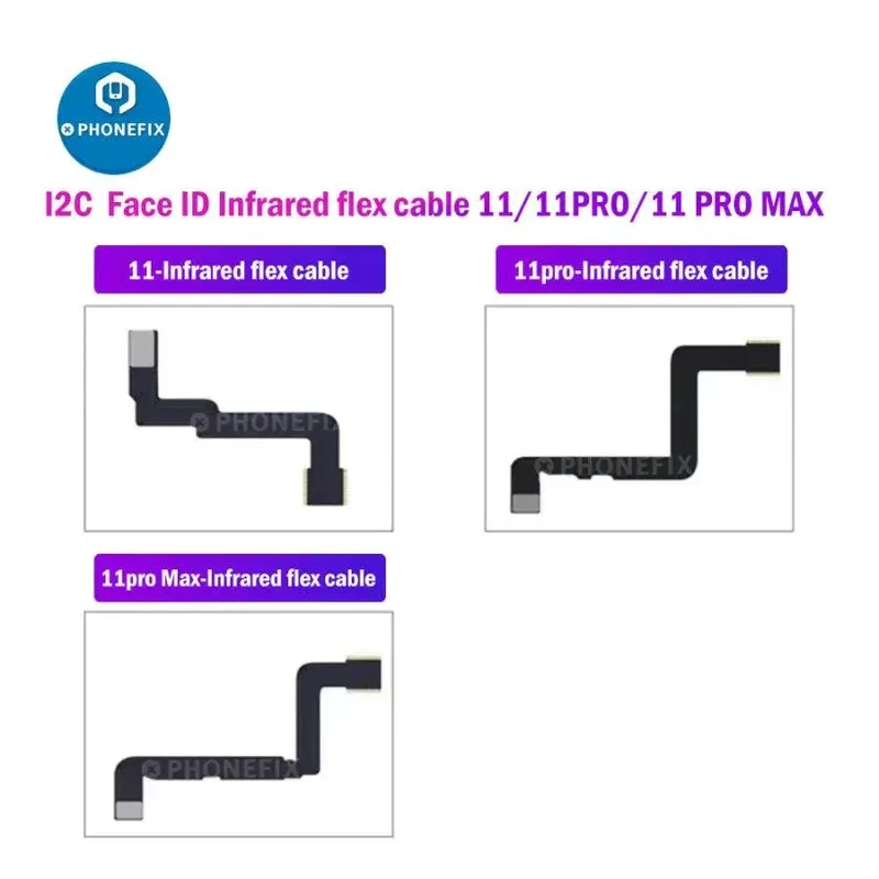 Câble flexible FPC infrarouge i2C Face ID pour iPhone X-11 Pro Max