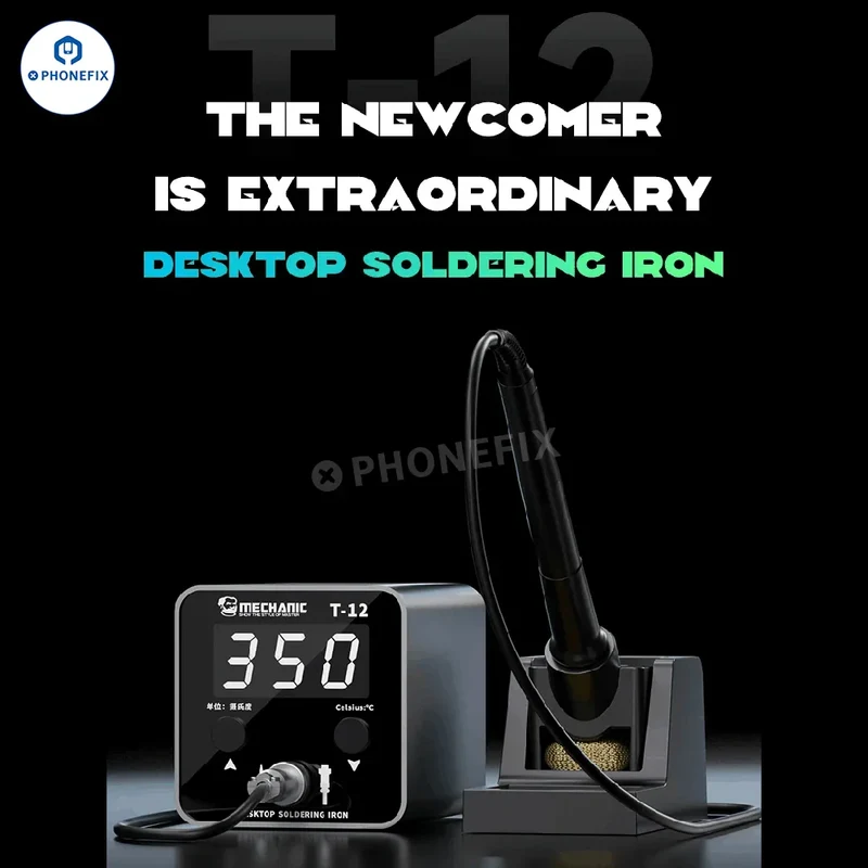 Station de soudage antistatique Mechanic T12 Pro avec pointe en fer