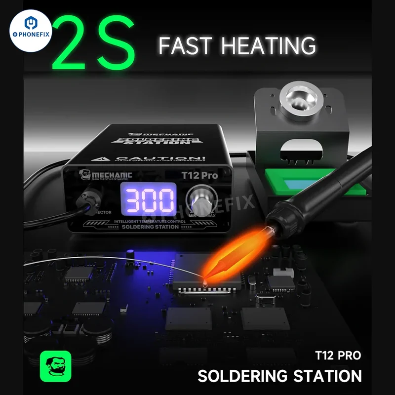 Station de soudage antistatique Mechanic T12 Pro avec pointe en fer