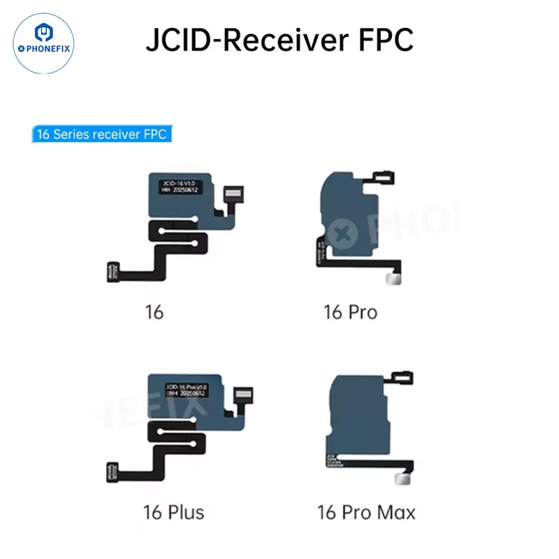 Réparation du câble flexible FPC du récepteur JC pour iPhone X-17 Pro Max, Face ID True Tone