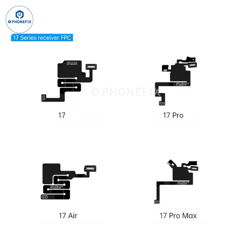 Réparation du câble flexible FPC du récepteur JC pour iPhone X-17 Pro Max, Face ID True Tone