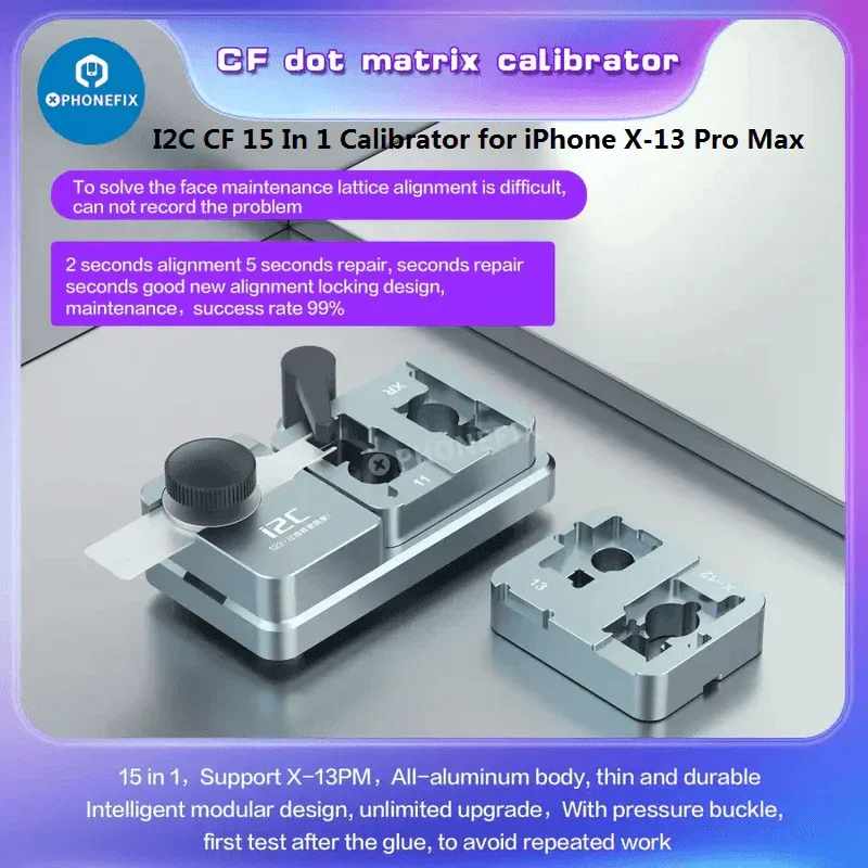 Calibrateur matriciel CF i2C 15 en 1 pour iPhone X-14 Pro Max Face ID