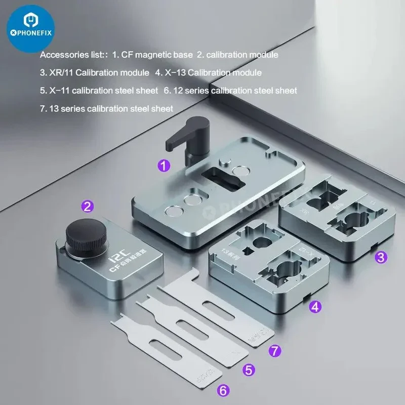 Calibrateur matriciel CF i2C 15 en 1 pour iPhone X-14 Pro Max Face ID