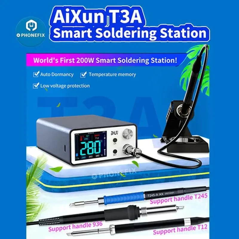 Station de soudage intelligente AIXUN T3A avec poignée T245