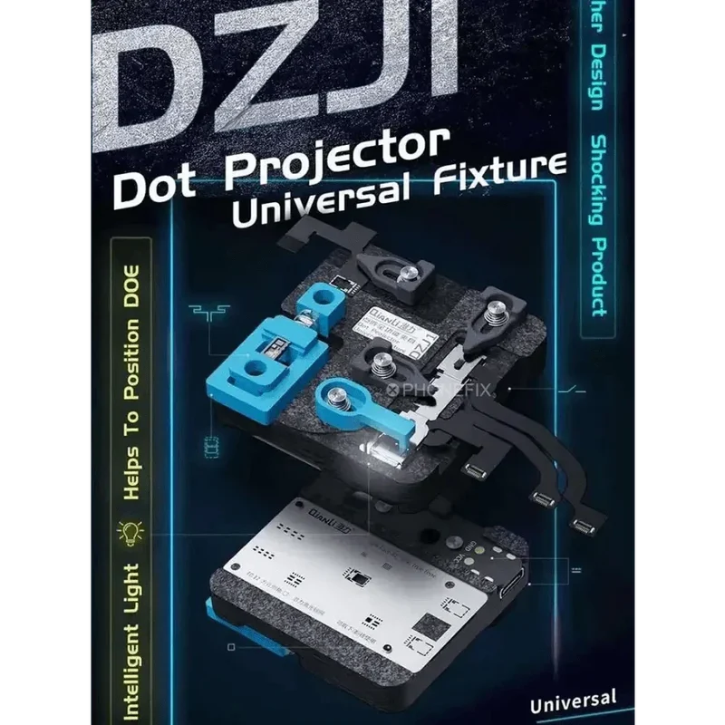 Projecteur de points universel Qianli pour iPhone X-12 Pro Max, réparation Face ID