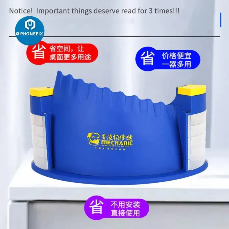 Boîte de rangement multifonctionnelle en plastique pour outils de réparation de téléphone
