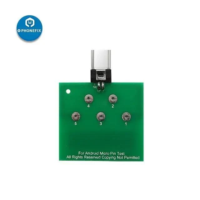 Carte de test flexible pour station d'accueil micro USB pour port de charge du téléphone U2
