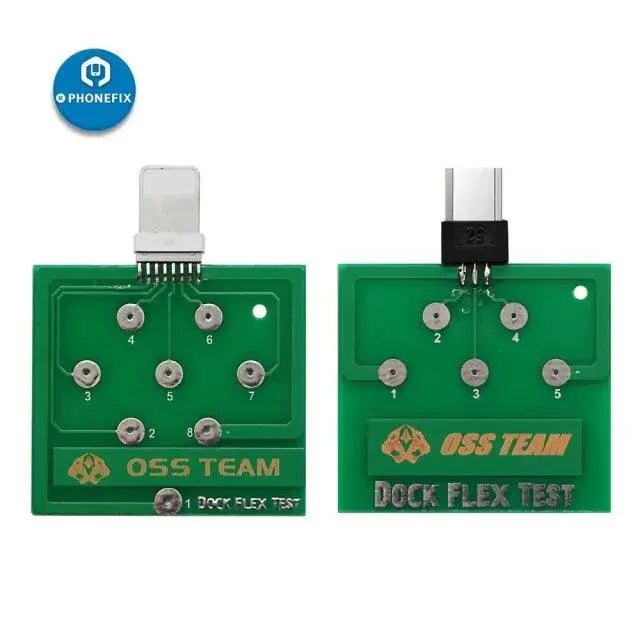 Carte de test flexible pour station d'accueil micro USB pour port de charge du téléphone U2
