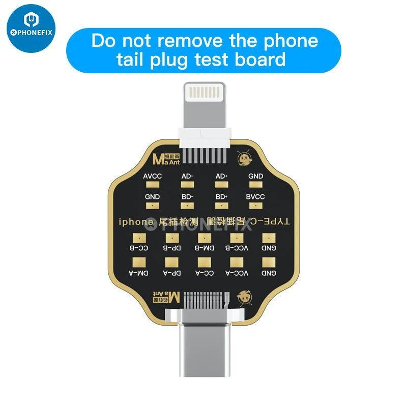 Carte de test flexible pour station d'accueil micro USB pour port de charge du téléphone U2