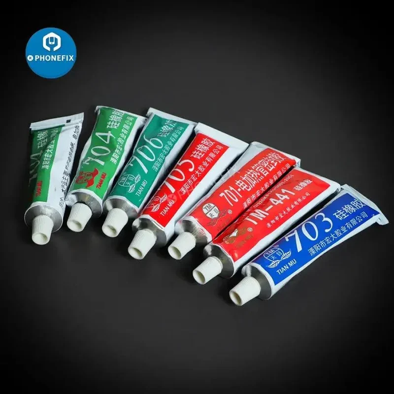 Colle d'étanchéité en caoutchouc de silicone industriel électronique