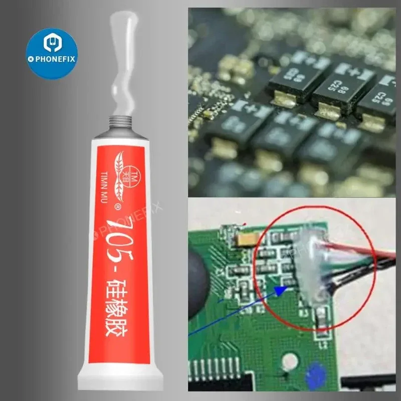 Colle d'étanchéité en caoutchouc de silicone industriel électronique