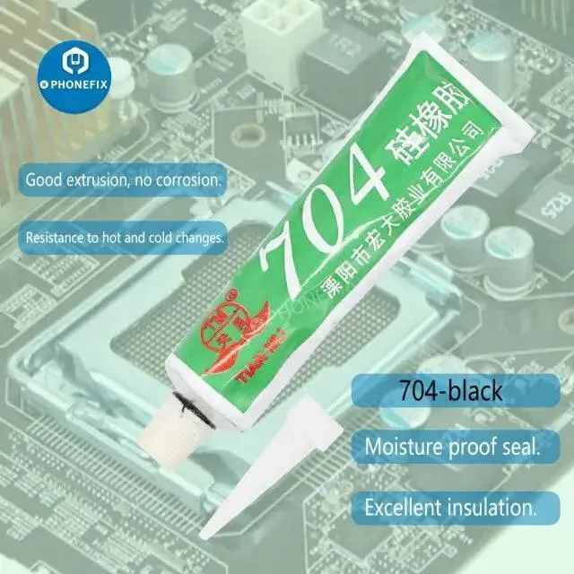 Colle d'étanchéité en caoutchouc de silicone industriel électronique
