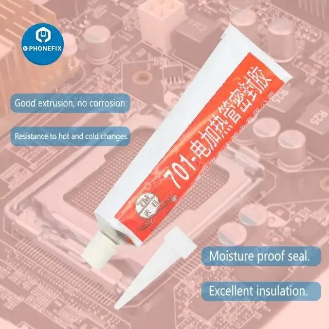 Colle d'étanchéité en caoutchouc de silicone industriel électronique
