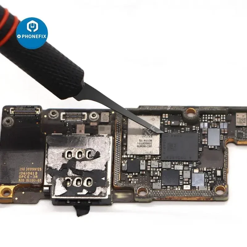 Ensemble de lames fabriquées à la main de la série Mach pour retirer la colle du téléphone et réparer le processeur