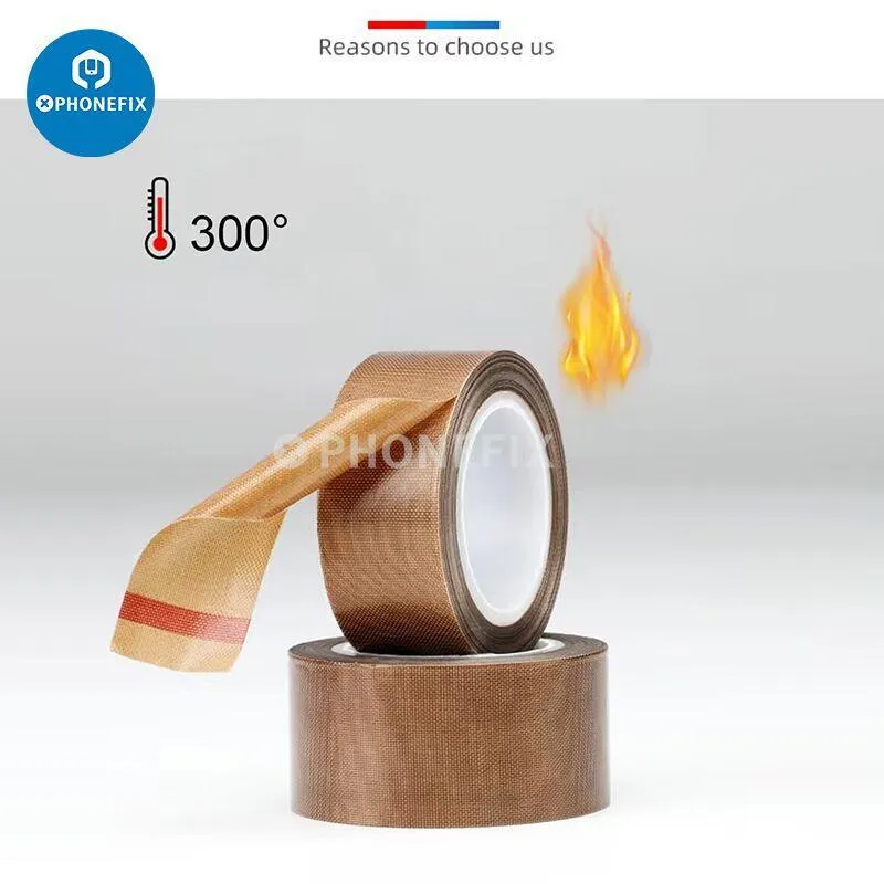 Ruban adhésif résistant aux hautes températures Tissu en PTFE Téflon
