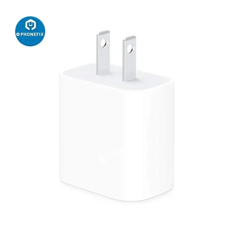 Chargeur USB-C Apple 20 W, adaptateur US/EU/UK pour iPhone/iPod/iPad