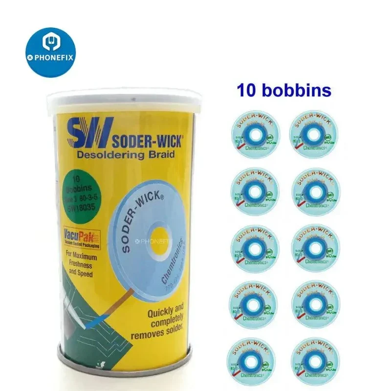 Fil d'aspiration SODER WICK SW 18025/35/45/55 Fil d'aspiration d'origine