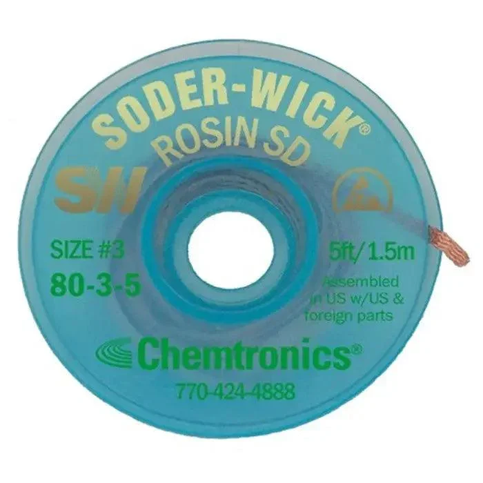 Fil d'aspiration SODER WICK SW 18025/35/45/55 Fil d'aspiration d'origine