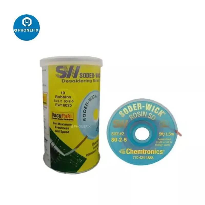 Fil d'aspiration SODER WICK SW 18025/35/45/55 Fil d'aspiration d'origine