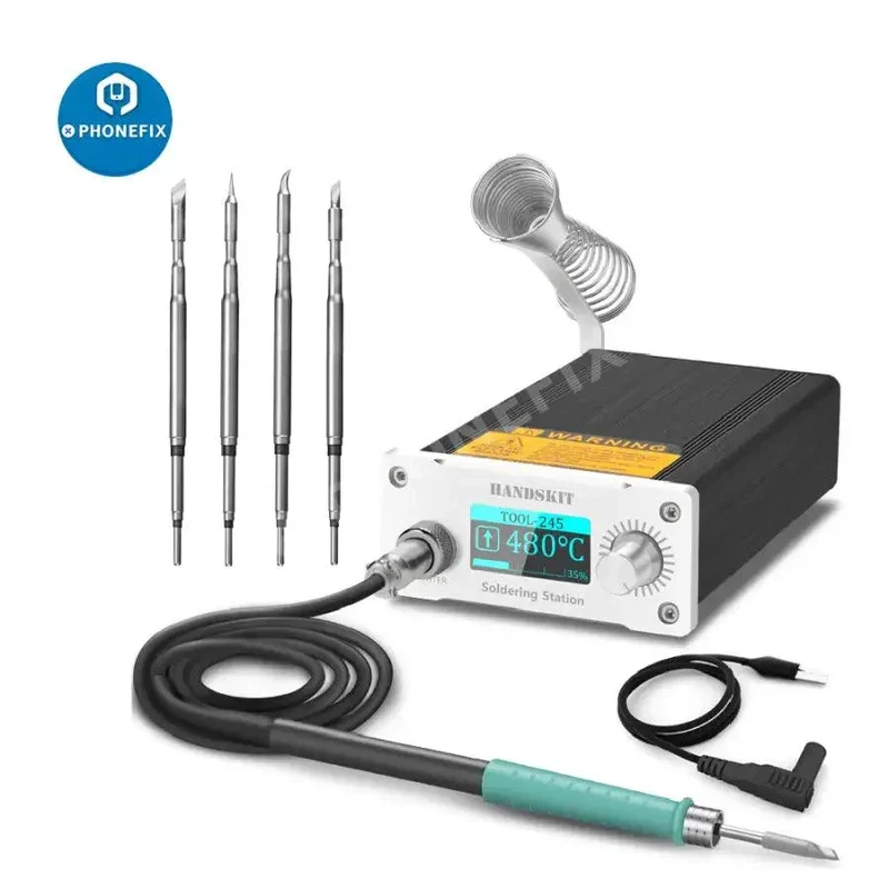Station de soudage à chauffage rapide Handkit avec pointes de fer JBC T245