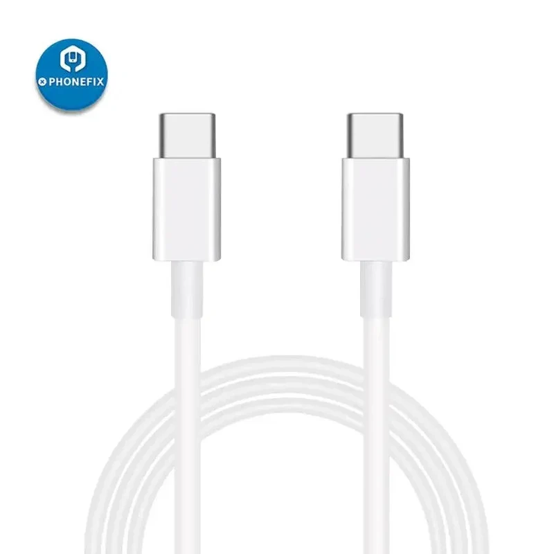 Câble de charge USB C vers Type C 100 W, cordon de charge rapide USB-C PD