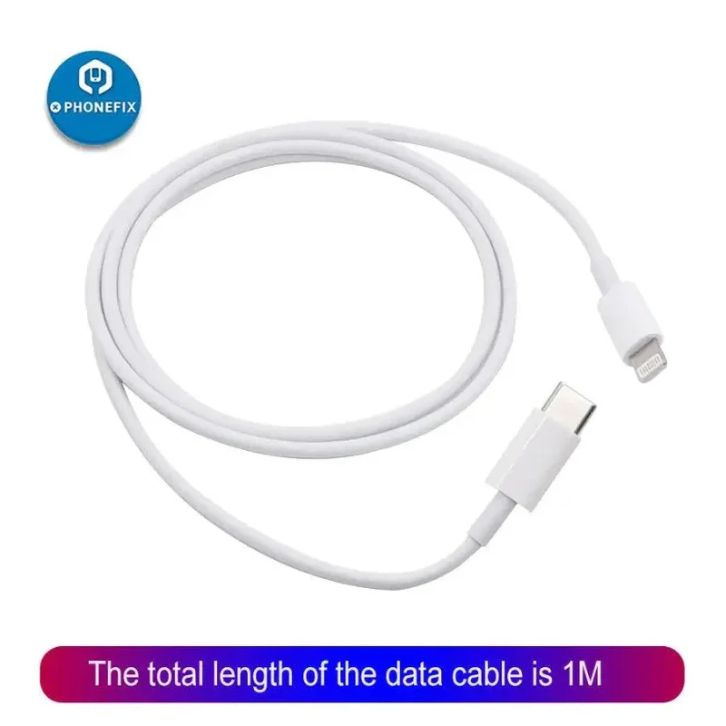 Câble de chargement USB C vers Lightning pour iPhone/iPad/MacBook