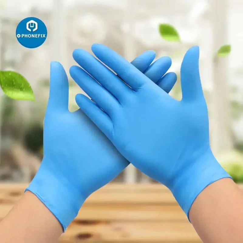 Gants jetables en latex et caoutchouc Gants de nettoyage antistatiques en PVC