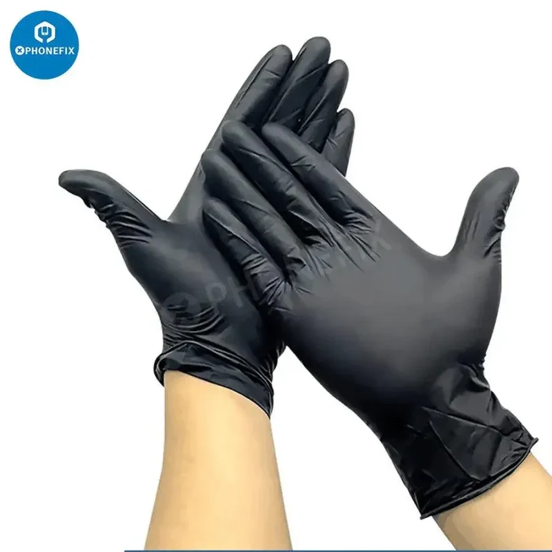 Gants jetables en latex et caoutchouc Gants de nettoyage antistatiques en PVC