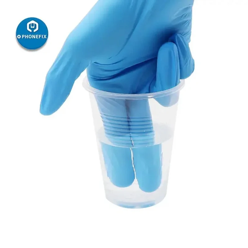 Gants jetables en latex et caoutchouc Gants de nettoyage antistatiques en PVC